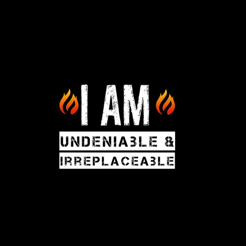Undeniable & Irreplaceable T- shirt Logo Contest -(Minimalist) -This should be an easy one. Design by BenGraphics