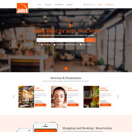 Web page design contest entry by Webwooter™