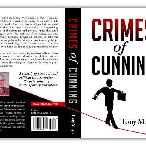 Arresting Book Cover for Business-themed Novel Réalisé par Mr Wolf