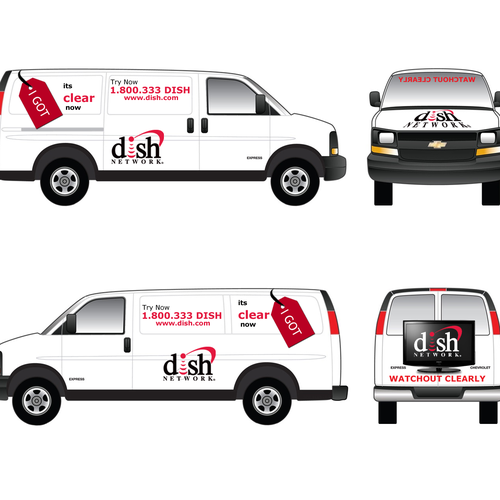 Diseño de V&S 002 ~ REDESIGN THE DISH NETWORK INSTALLATION FLEET de Wanted