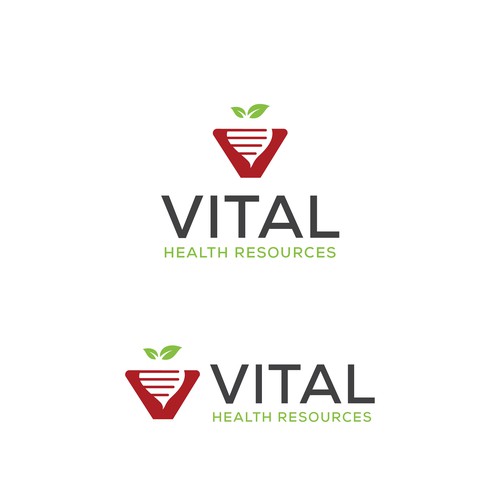 Vital Health Resources Logo Design réalisé par smitadesign