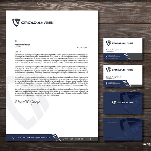 Physical Security Risk Company seeks contemporary letterhead and ...
