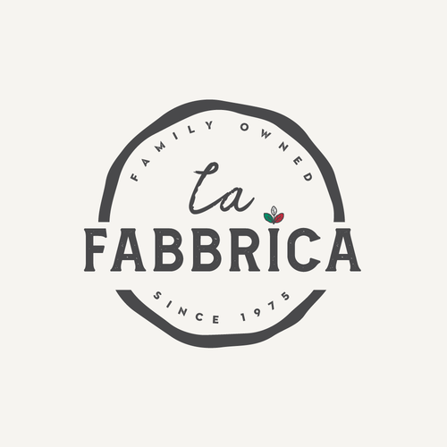We need a powerful logo for our pizza production - La Fabbrica Design by Armand Par