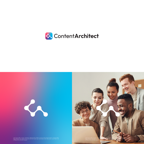 Design a standout logo and brand design for our Content company! Design by maskutut