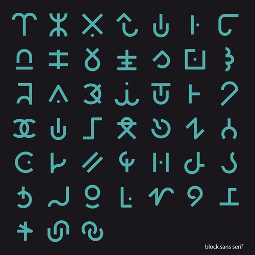 Creating a wing dings font based on a good template! Design by bilder