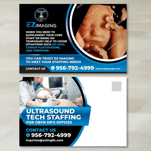 ULTRASOUND STAFFING CARD/FLYER Diseño de Dzhafir