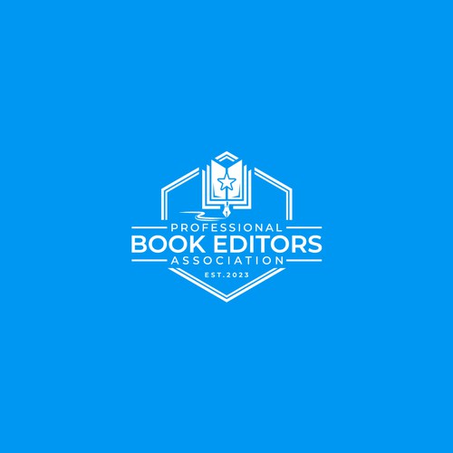 Logo for a Modern Professional Association of Book Editors Design by MotionPixelll™
