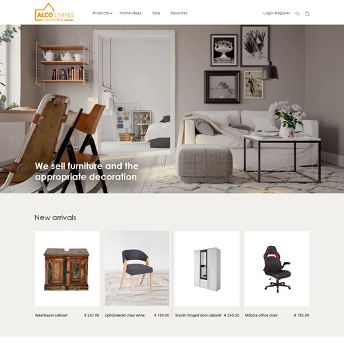 Proposta di design per un contest della categoria Design di sito web realizzata da MS Designs97