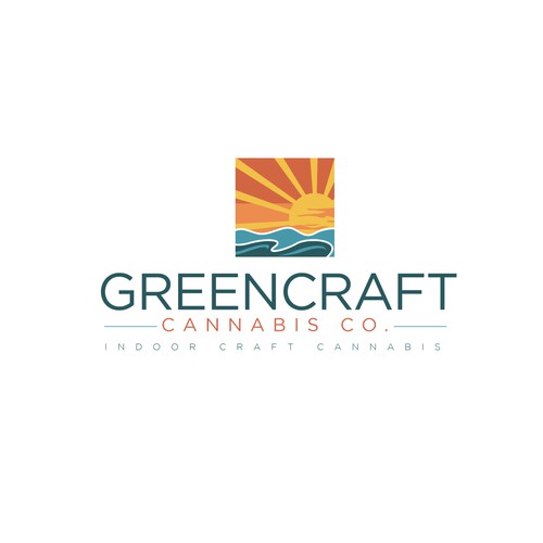 Brand Logo for craft cannabis grow in Michigan. Design by antesofte ✌