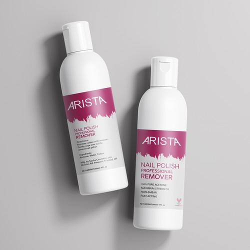 Arista Nail Polish Remover Design by Rajith Shantha