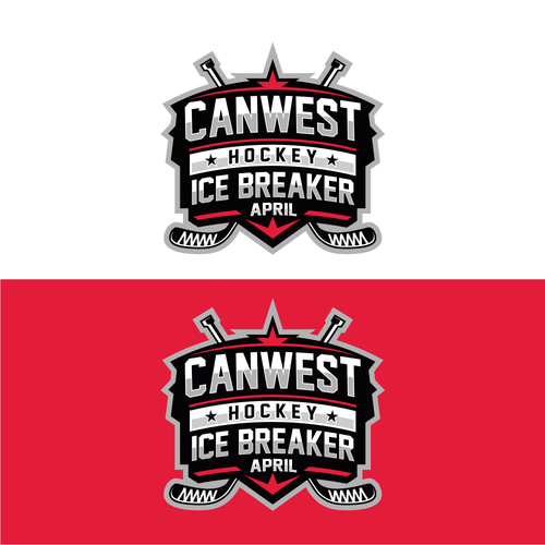 Designs create a COOL logo for our April Ice Breaker hockey tournament Logo design contest