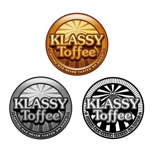 KLASSY Toffee needs a new logo Réalisé par donniemick