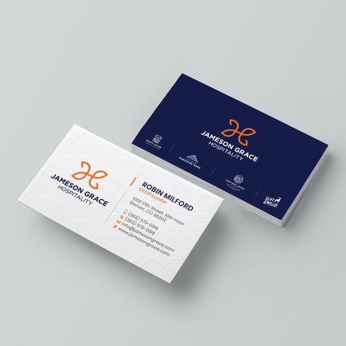 Create a modern and clean business card for a parent company with 4 subsidiaries Design by kaylee CK