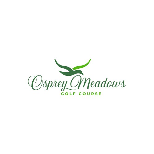 Golf Course Logo - Osprey Meadows Golf Course at Tamarack Design by Skoty