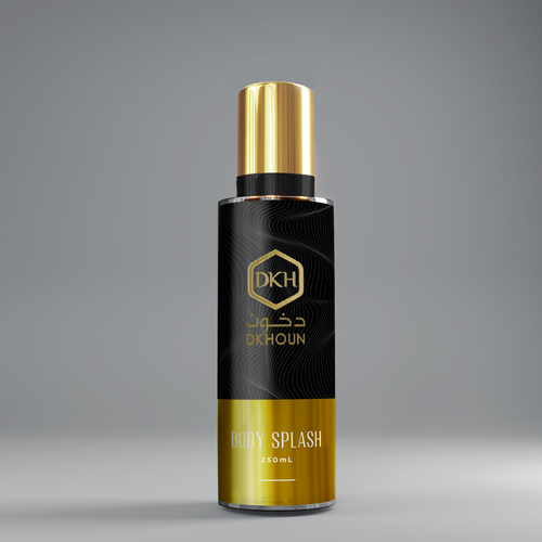 attractive & luxury design for body mist sticker Design by nuke.art