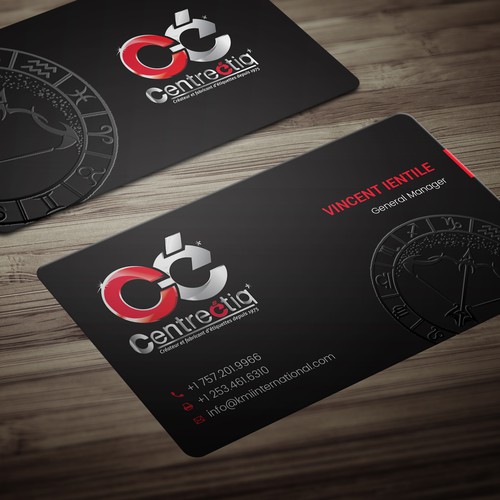 Proposition sur un concours de Carte de visite, réalisée par Doozo