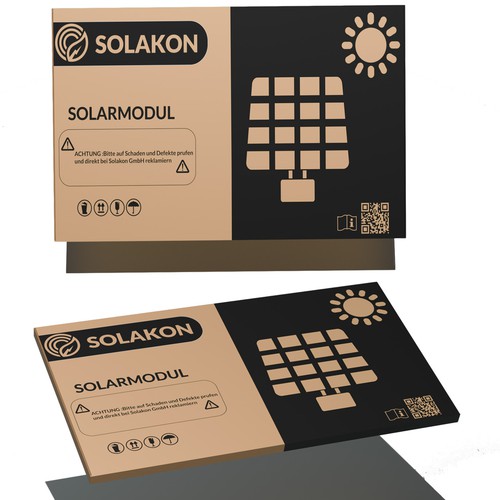 Create a nice Packaging Design for Solar Panels Design by 3D_NBL