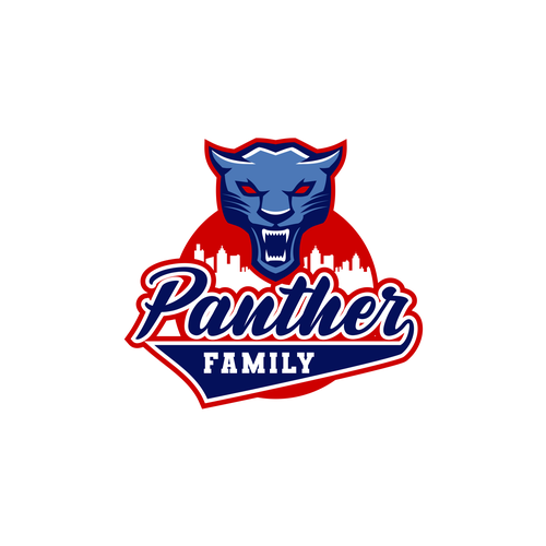 Basketball Logo for Team 'Panther Family' - Your Winning Logo Featured on Major Sports Network Diseño de crapit