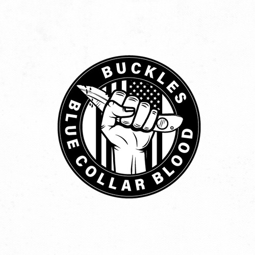 Blue Collar Blood - We need a logo for our hidden belt buckle knifes for blue collar America!! Design by CHAMBER 5