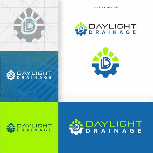 Brand launch for Drainage Services company in Pacific NW Design by Shinki design