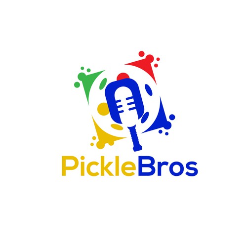 Design a logo for a podcast about pickleball Design by Maher Sh