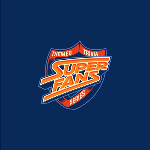 SUPER FANS Theme Trivia Series Logo Design by FebySyam