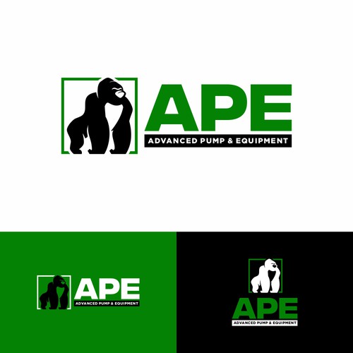 APE (Advanced Pump and Equipment) logo redesign Design by Aanz ✅