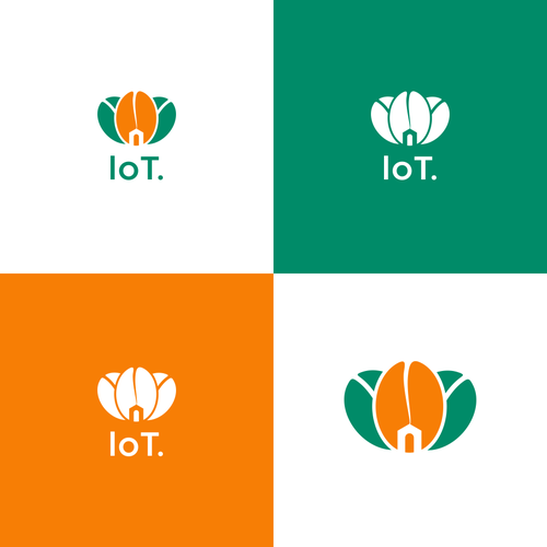 IoT company logo Design by Fauzza