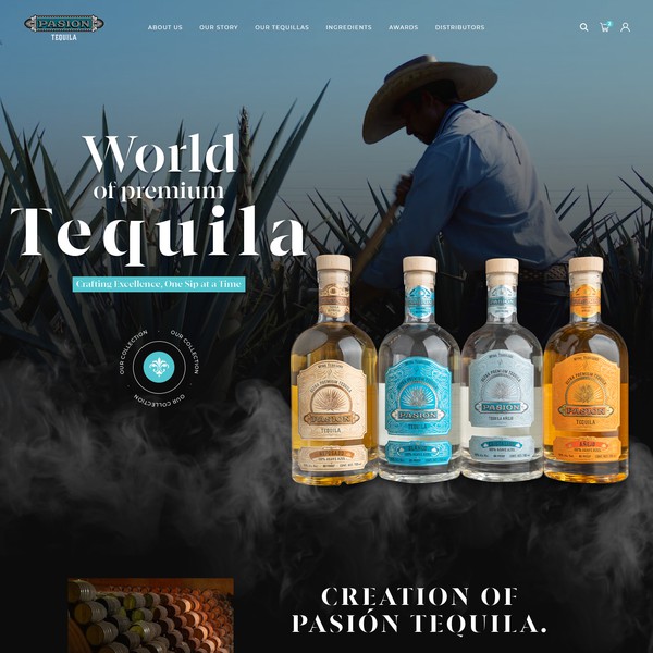 PASIÓN TEQUILA WEBSITE