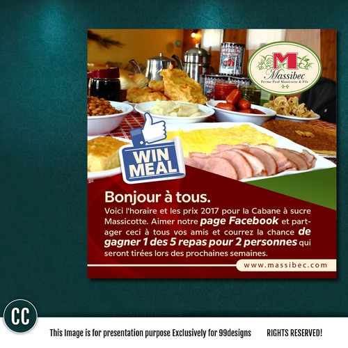 Capa para Facebook proposta de design por Adam_cc