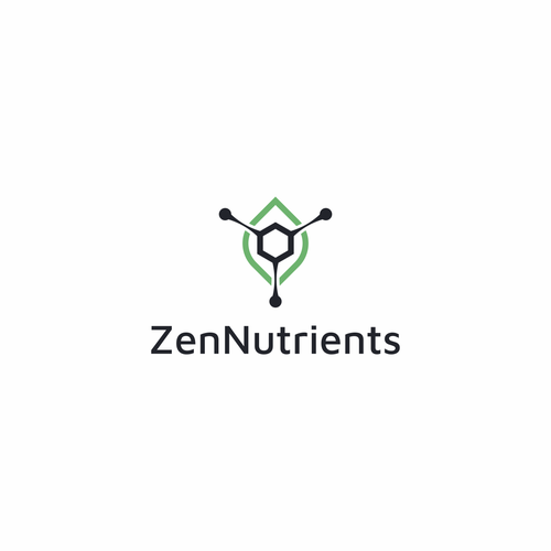 When science and nature collide.....need a modern zen nutrients supplement brand logo. Design by iRENGPOLOS