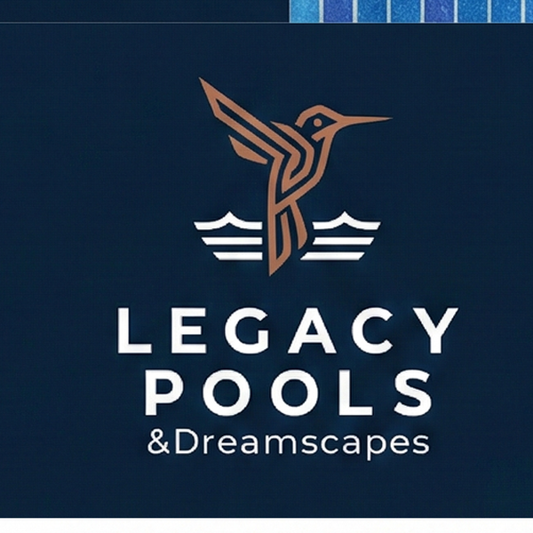 Design by DAROSE titled "Premium Pool Construction Brand Identity"