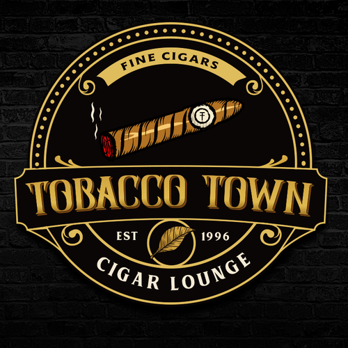 Cigar Lounge Logo Design and Identity Design by Agenciagraf