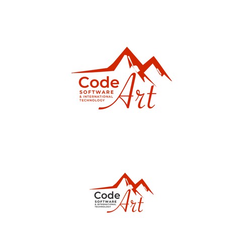 Logo for our newly opened company named CodeArt. Design by Sedow