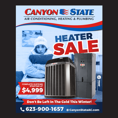 Newpaper Ad For Heating, Ventilation, and Air Conditioning (HVAC) Company - Wireframed and Ready! Design by Bennah