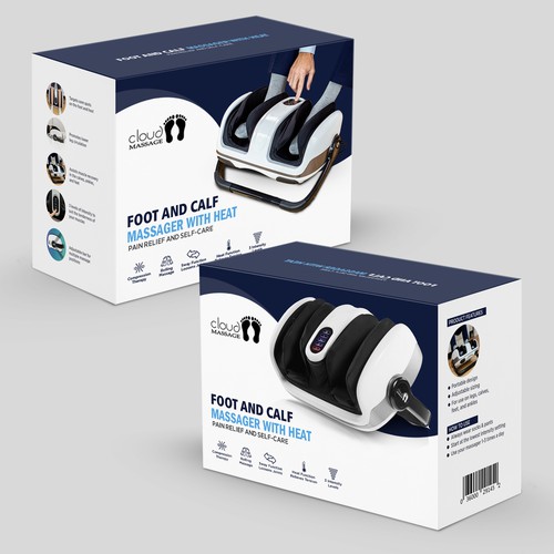 Ecom/Retail - Foot Massager Box Design Design by Rajith Shantha