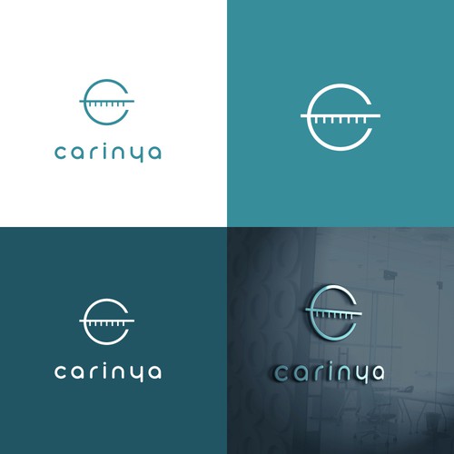 A logo for Carinya Apartments Design by Mr. Adorable™