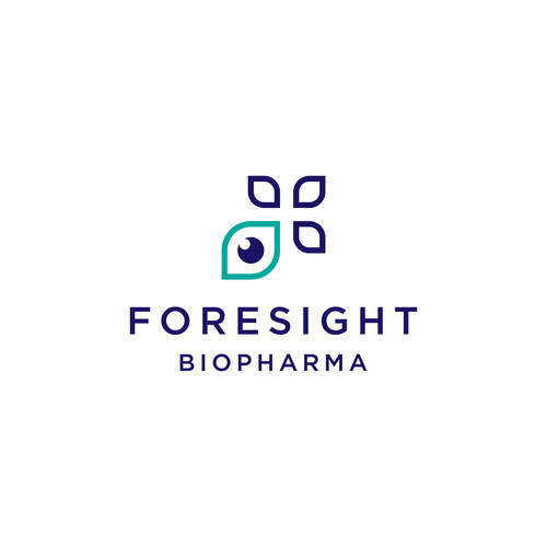 Biotechnology Company Logo Project: Foresight Biopharma Design by BrandWorks™