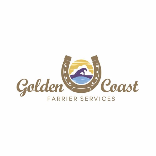 Golden Coast Farrier Services Design by tasa