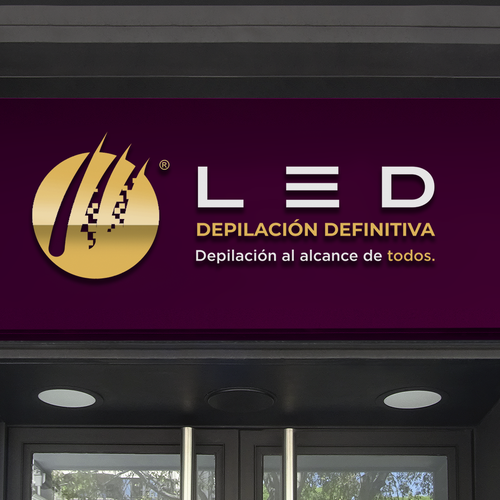 Diseño y Logo para Empresa de Depilación Definitiva Design by The Perfect Symbols