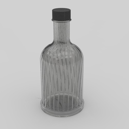 Broken Bones gin bottle Design by AdriánKG