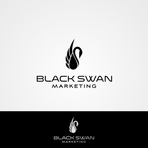 kærlighed fintælling mekanisk Logo for black swan marketing | Logo design contest | 99designs