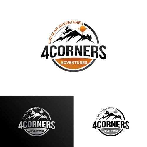 Adventure sports logo incorporating navigation elements, topography and maps Design by Logicainfo ♥