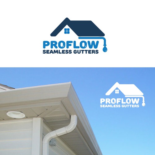 Powerful and Recognizable Seamless Gutter Design Diseño de THE FORE