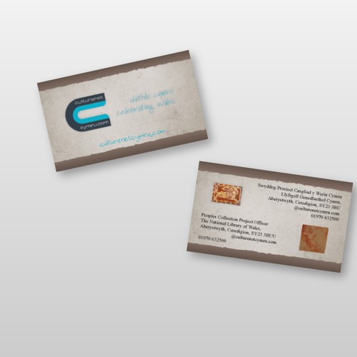 Generic staff business card for cultural non profit | Stationery contest