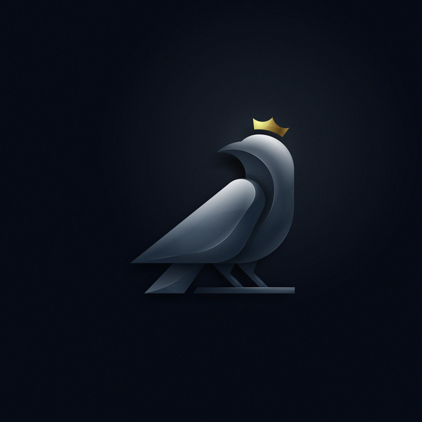 Weaver Bird with Crown 