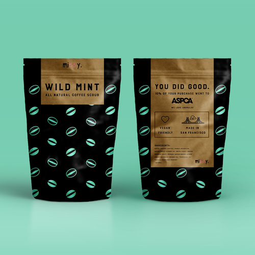 COFFEE BODY SCRUB | Product label contest