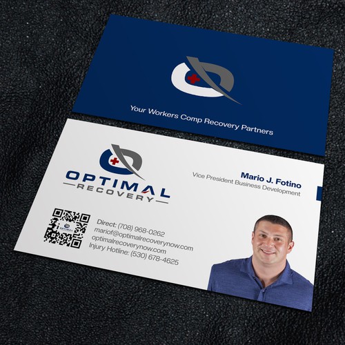 Optimal Recovery Business Card Design by Xclusive16