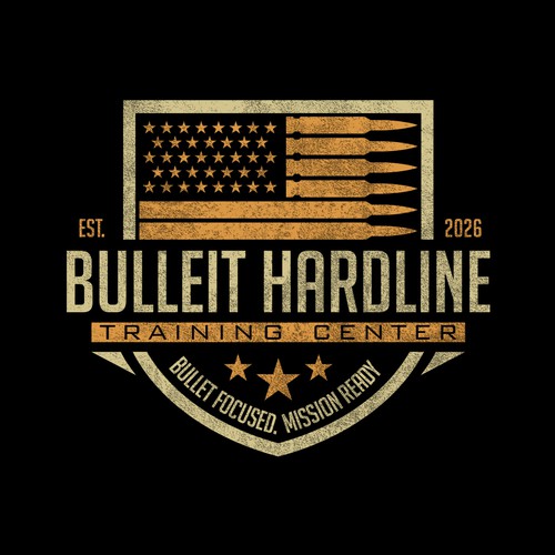 "Modern Gun Range Name and Design Needed! Bold/Clean/Masculine/American" winning Logo & brand identity pack