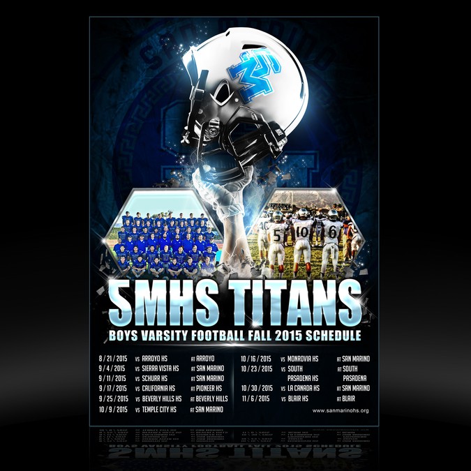 create a cool and sleek high school football poster for the community! Poster contest